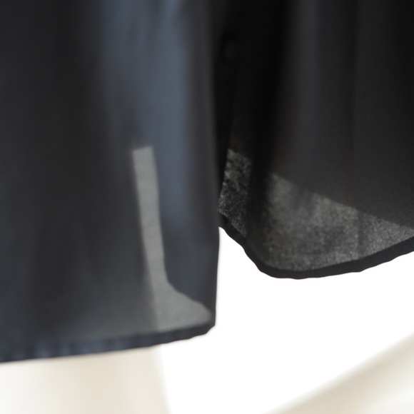 JOIE 3/4 Sleeve Peplum Blouse in Caviar - Size Medium - Picture 3 of 7